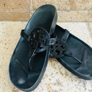 Tory Burch Black Sandals size 10